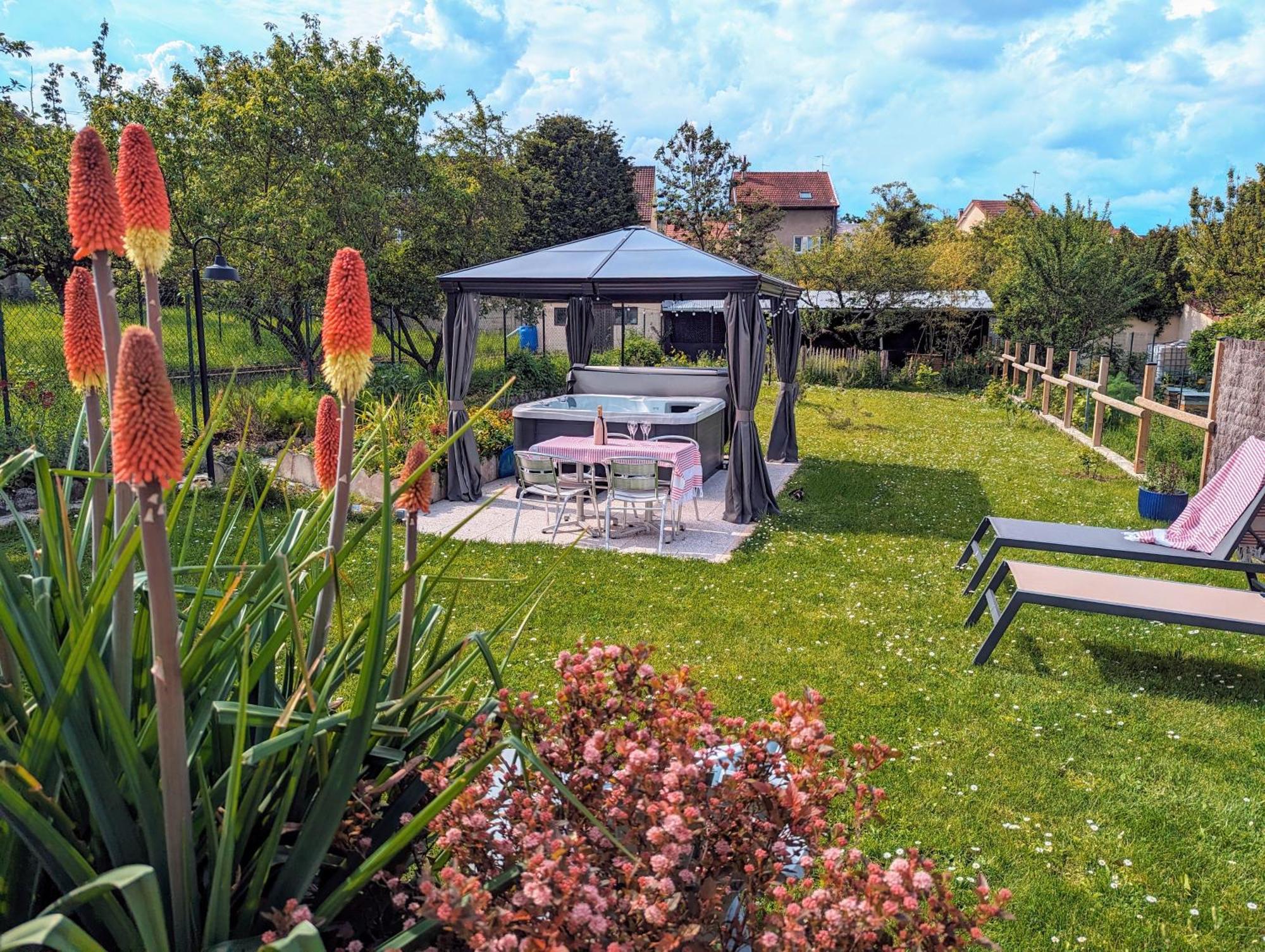 Le Cemarose: Spa, Jardin, Terrasse Et Jolie Vue Au Coeur D'إيبيرني المظهر الخارجي الصورة