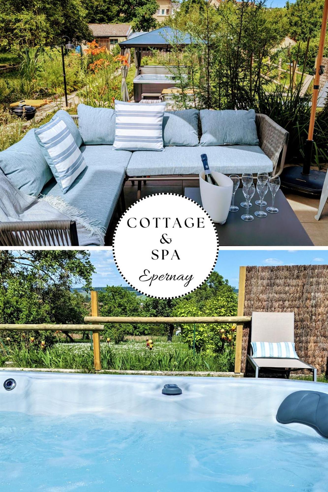 Le Cemarose: Spa, Jardin, Terrasse Et Jolie Vue Au Coeur D'إيبيرني المظهر الخارجي الصورة